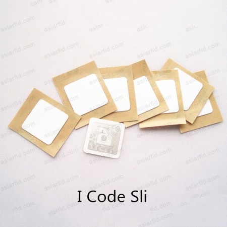 ISO15693 White PVC 18*18MM RFID Labels I CODE SLI